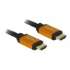 DeLOCK - HDMI kabelis - HDMI (M) į HDMI (M) - 50 cm - triguba izoliacija - juoda, auksinė - 8K palaikymas