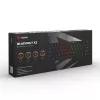 Mechaninė žaidimų klaviatūra SAVIO JuodaOUT X2 PEACH — 61 klavišų 60 % QWERTY, RGB LED, karštasis keitimas, USB Type-A/Type-C, nuimamas laidas