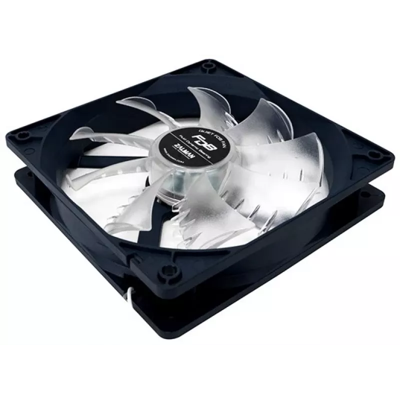 Zalman ZM-F3 FDB(SF) kompiuterio aušinimo sistema Kompiuterio korpuso ventiliatorius 12 cm Juoda, permatoma
