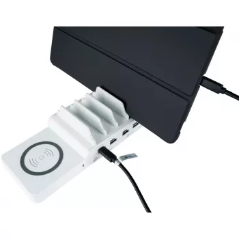 Mobiliojo įrenginio įkroviklis Alcasa PCA-D006WQR greitas įkrovimas Baltas