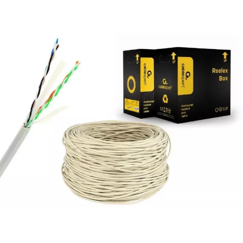 Kabelis CAT6 UTP 305M PILKA/UPC-6004SE-L Gembird