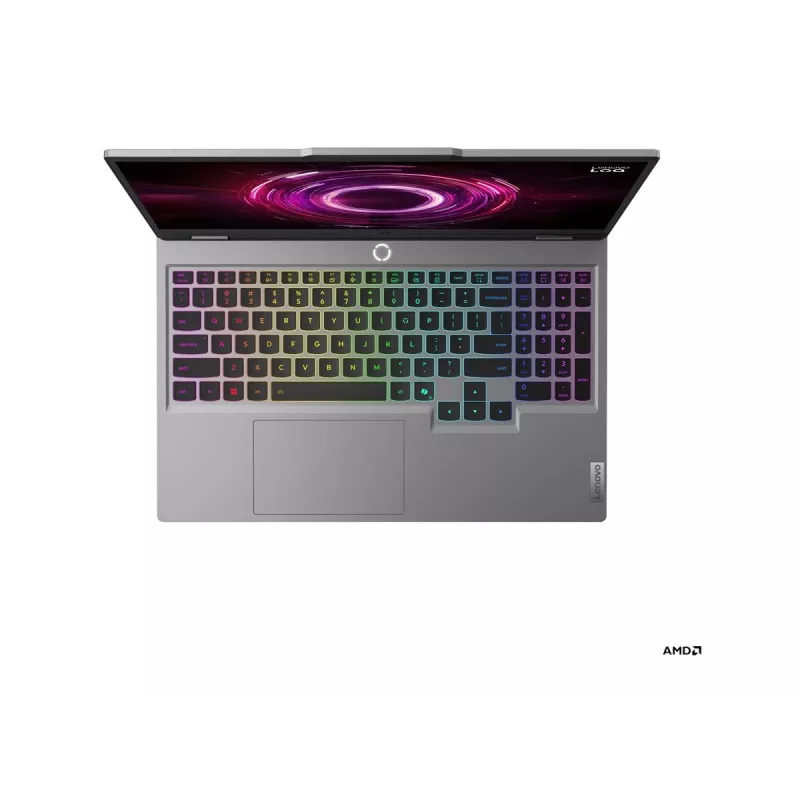 Laptop Lenovo LOQ Ryzen 5, 15,6 colio FHD IPS 144Hz, 16GB RAM, 512GB SSD, NVIDIA RTX 5050 8GB, Windows 11 Home (Luna Grey)