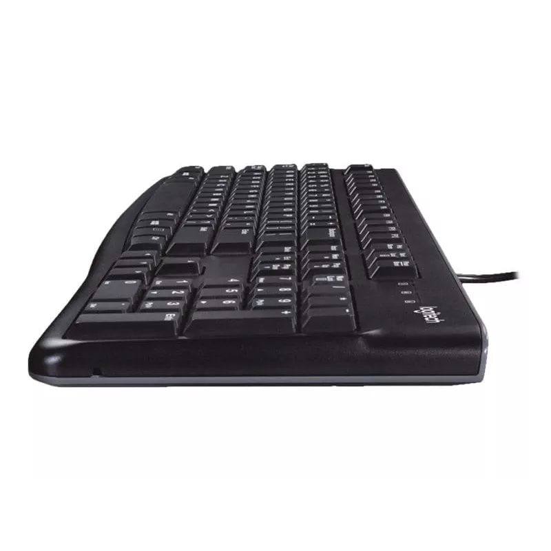 Desktop MK120, laidinis, USB, QWERTZ, juodas, pelė į komplektą įeina