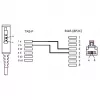 Wentronic Goobay – telefono kabelis – TAE-F (M) – RJ-45 (M) – 15 m – juodas (51236)
