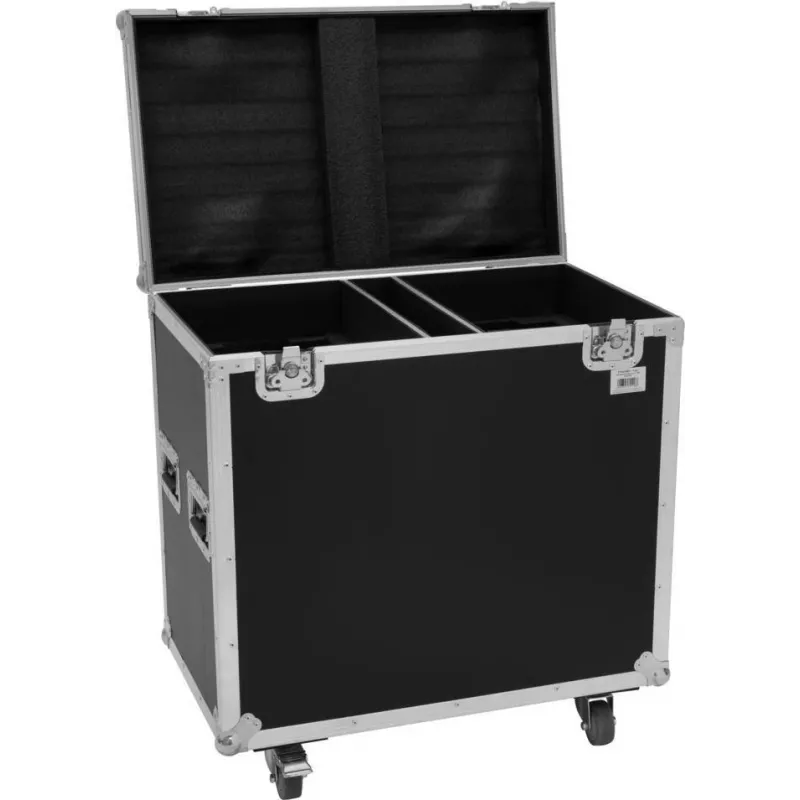 Flightcase Roadinger skirtas 2x TMH BSW-380 — patvari konstrukcija, lengvas dizainas