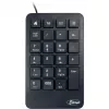 Skaitmeninė klaviatūra Inter-Tech KB-120 universali USB juoda