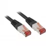 Goobay 3 m CAT 6 komutacinis kabelis, S/FTP (PiMF), juodas