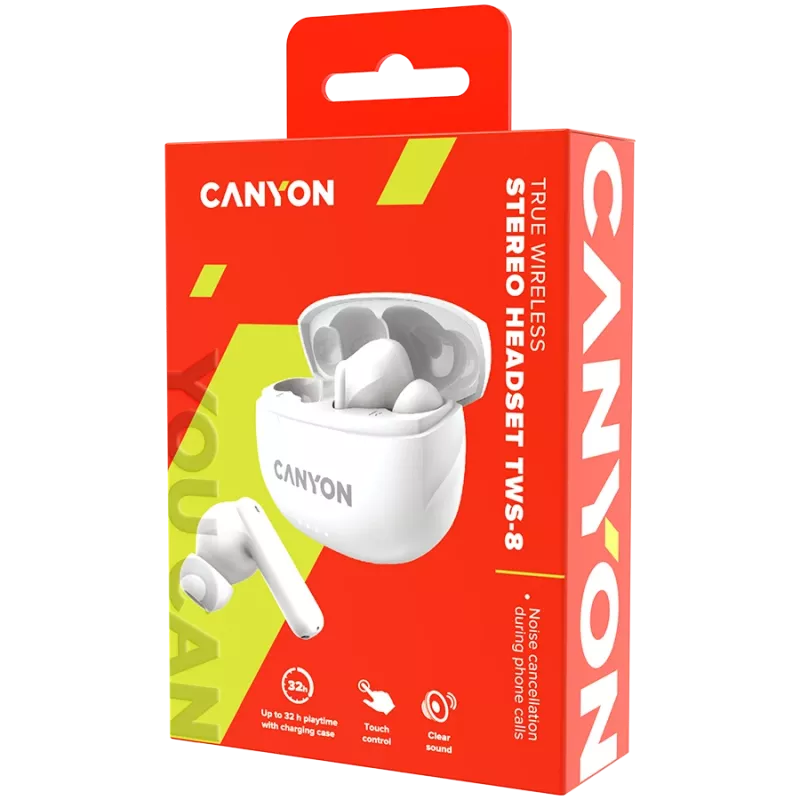Canyon CNS-TWS8W gaminys baltas