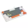 Savio ASTRAL WHITE JADE 3 SPALVŲ klaviatūra Gaming USB QWERTY US International