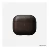 Odinis AirPods dėklas Nomad V3 Rustic Brown — apsauginis odinis dangtelis AirPods įkrovimo dėklui