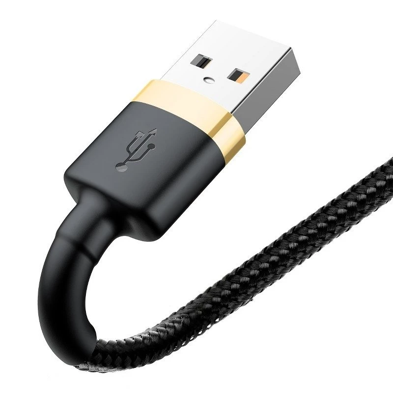 Baseus Cafule kabelis USB Lightning 1.5 A 2m (auksinė+juoda)