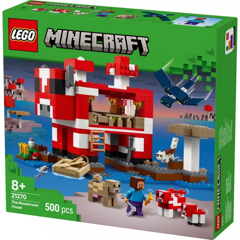 LEGO MINECRAFT 21270 Mooshroom namelis
