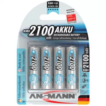 1x4 Ansmann maxE NiMH akumuliatoriaus pak. Mignon AA 2100 mAh 5035052