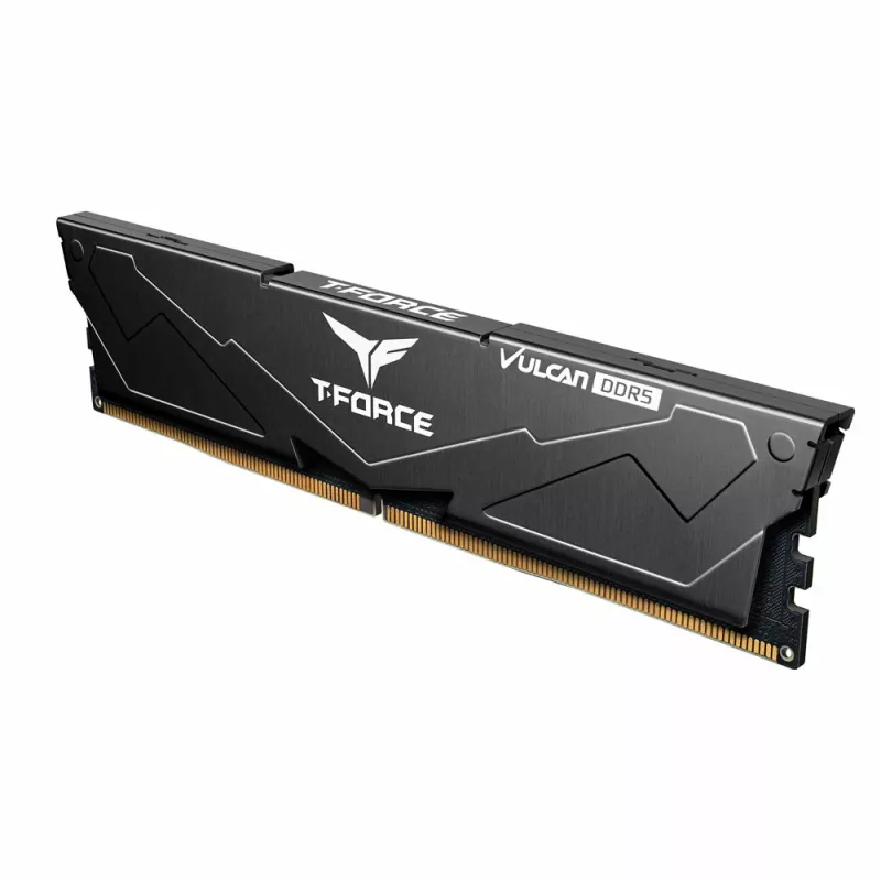 T-FORCE Vulcan - DDR5 - rinkinys - 32 GB: 2 x 16 GB - DIMM 288-PIN - 3000 MHz / PC5-48000 - CL30 - 1,35 V - be buferio - on-die ECC - juoda (FLBD532G6000HC30DC01)