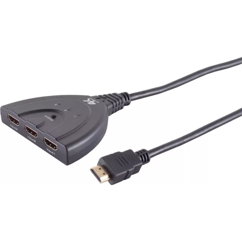 HDMI jungiklis 3x1 ShiverPeaks SP05-02007 4K60Hz Eco