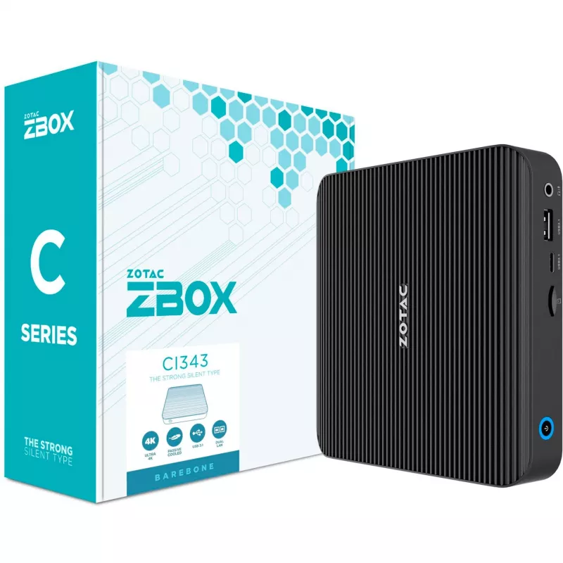 Desktop Zotac ZBOX edge CI343 N100 3,4 GHz 16 GB SSD