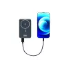 Port Designs 907005 belaidžio įkrovimo 10000 mAh išorinė baterija juoda