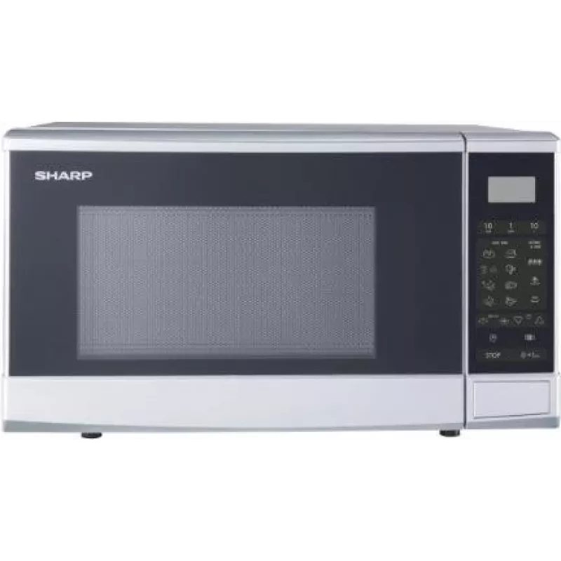 Sharp R270S mikrobangų krosnelė Sidabrinė Solo mikrobangų krosnelė Virš viryklės 20 L 800 W