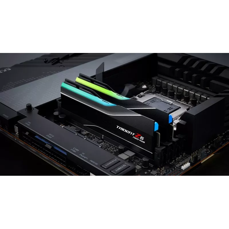 „G.Skill Trident Z5 Neo RGB F5-6000J3244G64GX4-TZ5NR“ atminties modulis 256 GB 4 x 64 GB DDR5 6000 MT/s