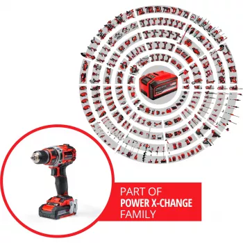 Einhell 4513896 Belaidis gręžtuvas, juodas