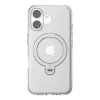 Torras Ostand Spin dėklas “iPhone 16 Plus”, permatomas apsauginis apvalkalas