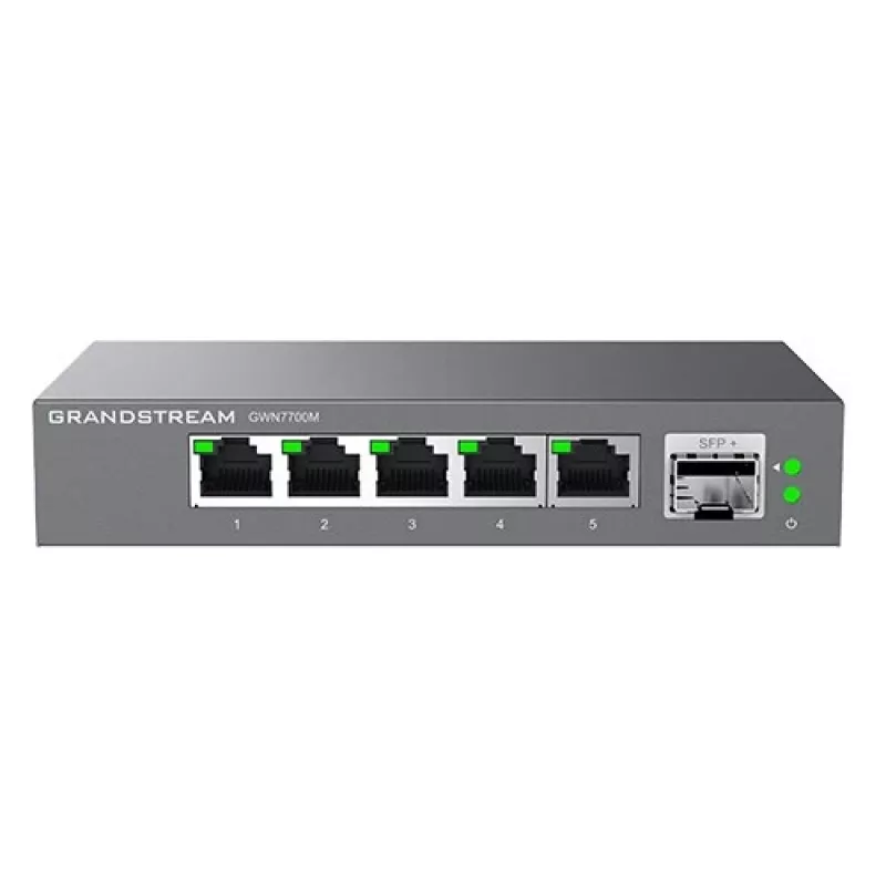 Grandstream Networks GWN7701PA tinklo jungiklis Nevaldomas Gigabit Ethernet (10/100/1000) Juoda