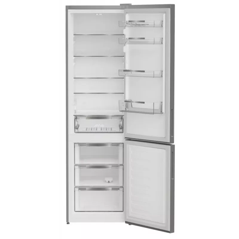 INDESIT Refrigerator | INKS 1401 S4E1 | Energy efficiency class E | Free standing | Combi | Height 202.5 cm | Fridge net capacity 266 L | Freezer net capacity 120 L | 38 dB | Silve