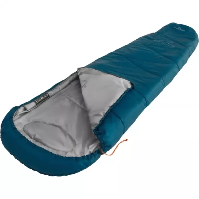 Easy Camp Starling Mummy Blue 8°C | Miegmaišis | 210 x 75 x 50 cm | -5 iki 12 °C | Dvipusis atviras galas, automatinis užraktas