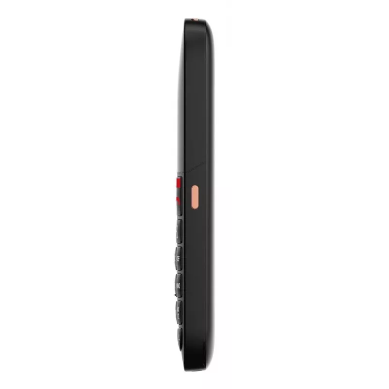 Senjoro mobilusis telefonas Gigaset GL695 — 2,31 colio (5,87 cm) ekranas, 240×320, viena SIM, 4G, 2 MP kamera, 1400 mAh, juoda