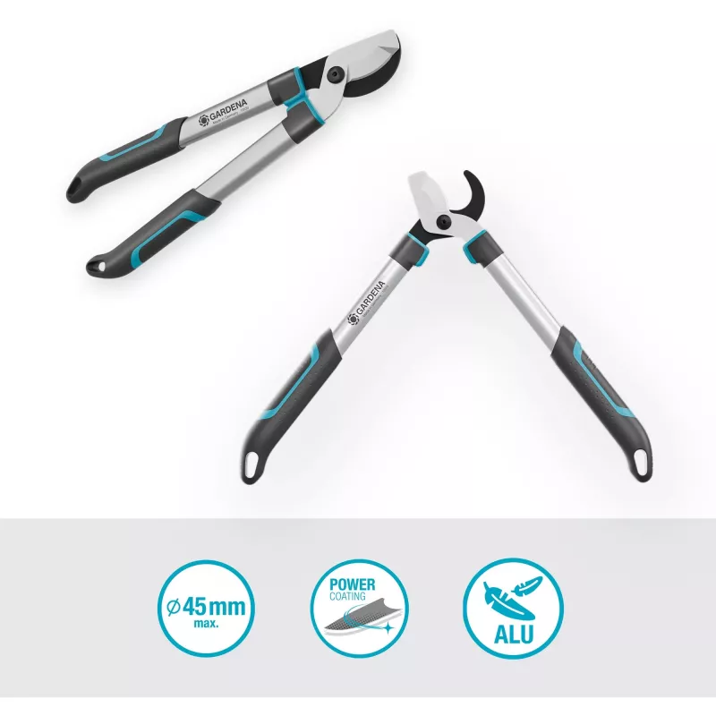 Gardena genėtuvai EasyCut S pilka/turkio 50 cm (12030-88)