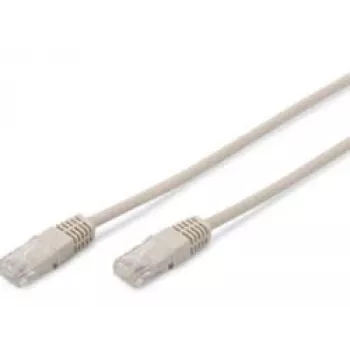Tinklo kabelis Digitus CAT 5e U/UTP Patch Cord RJ-45 Cat5e 1,5 m Pilkas