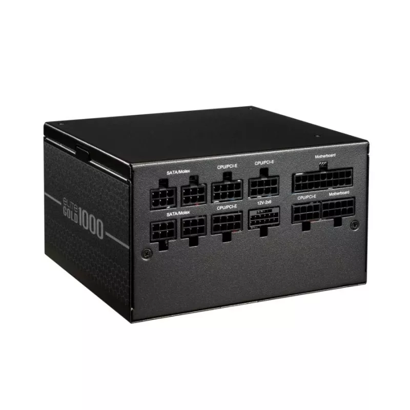 Cooler Master MPW-A001-AFAG-BEU Gold 80+ 1000W PSU, INTEL ATX 3.1, 135mm, FDB ilgaamžis guolis ventiliatorius