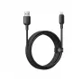USB įkrovimo laidas Baseus Silky Series 2.4A 2m — USB maitinimo ir įkrovimo laidas