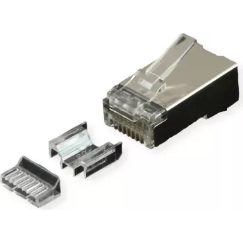 ROLINE RJ45-Plug Cat.6A Shielded+Insert 10 vnt. (21.17.3099)