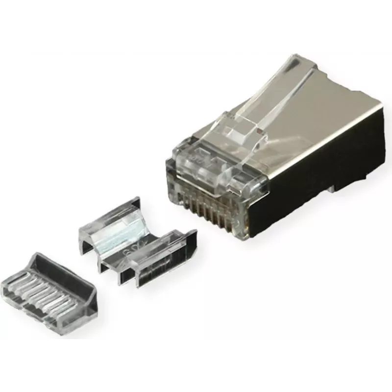 ROLINE RJ45-Plug Cat.6A Shielded+Insert 10 vnt. (21.17.3099)
