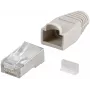 RJ45 kištukas Goobay CAT 5e STP ekranuotas su įtempimo mažinimo įvore