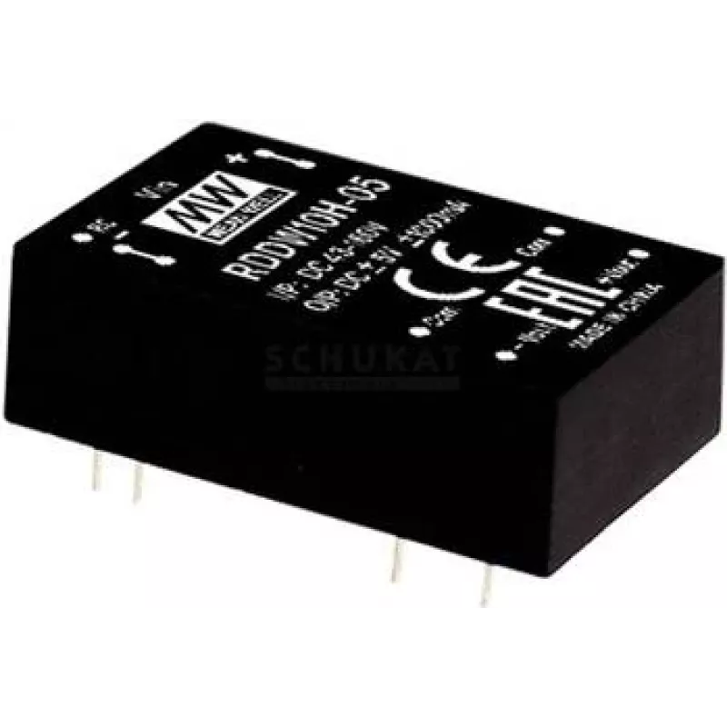 maitinimo adapteris MEAN WELL RDDW10H-15, 10 W, įėjimas 43–160 V, išėjimas 15 V