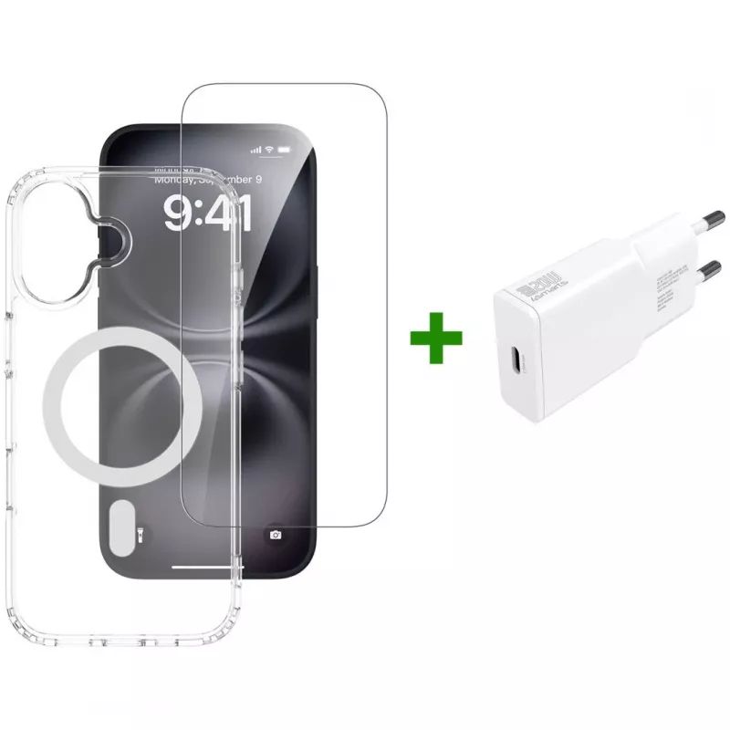 4smarts mobiliojo telefono dėklas kraštas permatomas baltas, skirtas iPhone 17