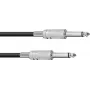 Mono 6,3 mm kabelis Omnitronic 3021050D 1,5 m — 6,3 mm TS instrumentinis / universalus kabelis, juodas