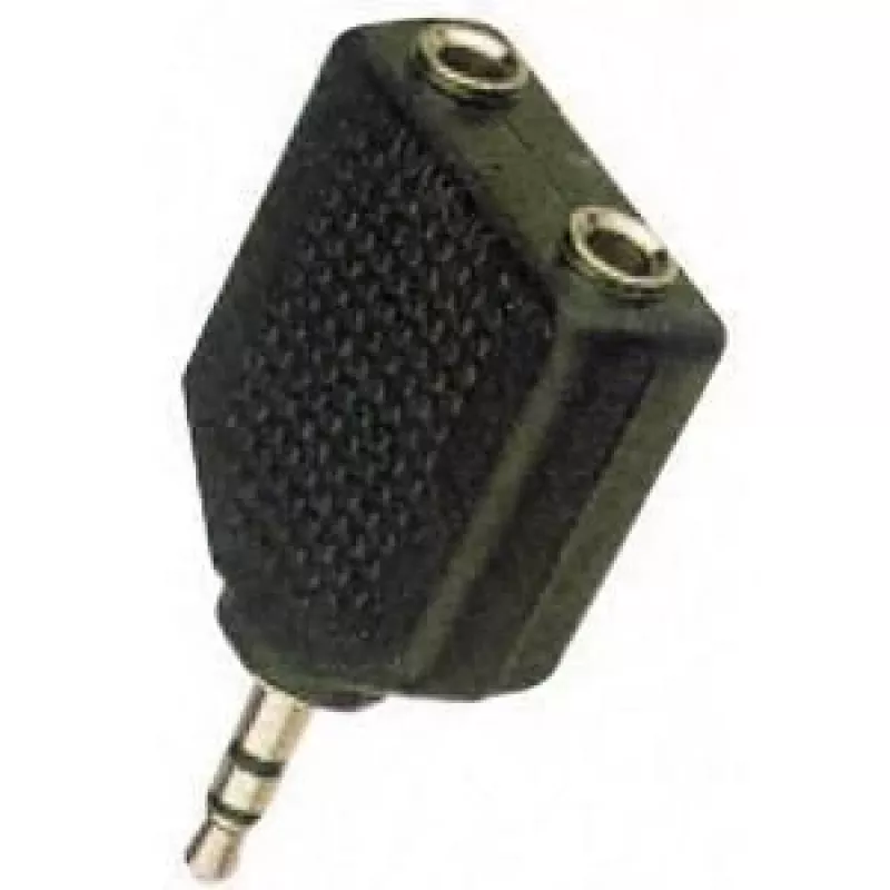 Microconnect AUDALS jungčių adapteris 3,5 mm 2 × 3,5 mm juodas