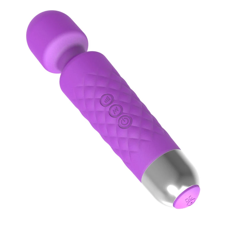Klitorio masažuoklis Erolab Wand-M Purple, įkraunamas, atsparus vandeniui