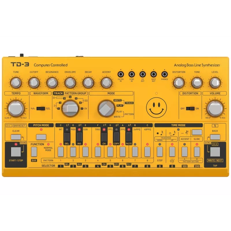 Behringer TD-3-AM - analoginis bosų linijos sintezatorius