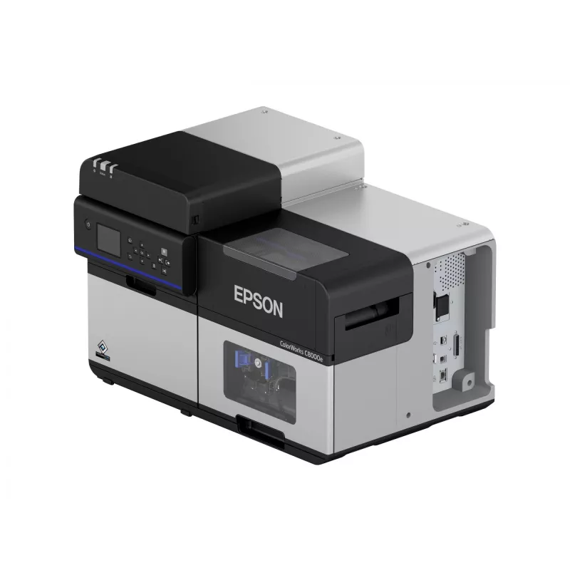 Epson ColorWorks C8000e (BK) etikečių spausdintuvas Rašalinis Spalvotas 600 x 1200 DPI 300 mm/sek Laidinis ir belaidis Ethernet LAN