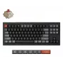 Mechaninė klaviatūra Keychron V3 Ultra 8K — QWERTY, Bluetooth ir laidinė, RGB, juoda