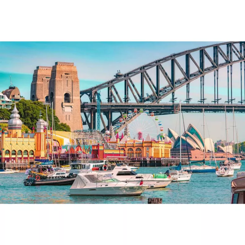 Dėlionė Ravensburger Secret Sydney 3000 dalių – panoraminis miesto vaizdas 3000 vnt.