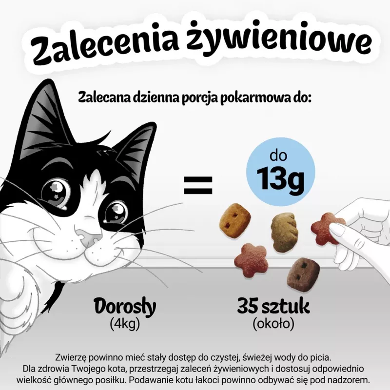 Felix Party Mix keptų katinų skanėstų maišelis 60 g — Felix Party Mix kepti suaugusioms katėms