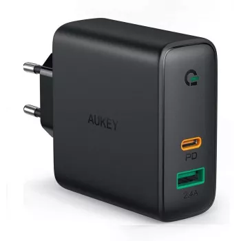 sieninis Charger 2xUSB Galia Delivery (1xUSB A+1xUSB C) 5.4A 30W Dynamic Detect PA-D1