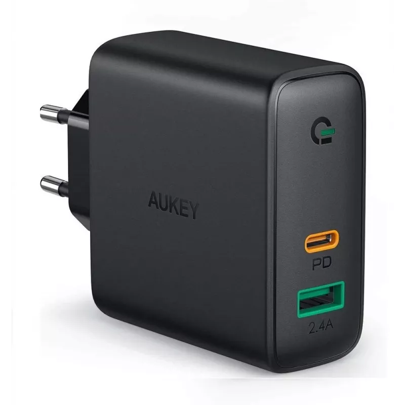 sieninis Charger 2xUSB Galia Delivery (1xUSB A+1xUSB C) 5.4A 30W Dynamic Detect PA-D1