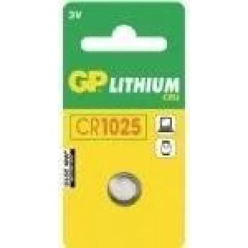 Diskinė baterija GP CR1025 ličio jonų 30 mAh kameroms
