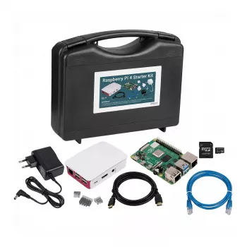 RASPBERRY Pi 3B+ 1GB Visas Rinkinys 1GB/Korpusas/SD Kortelė 32GB/Priedai (RPI3B+-FULL-KIT)